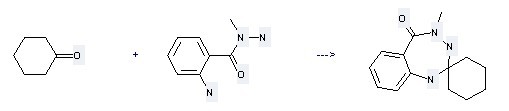 Benzoic acid, 2-amino-,1-methylhydrazide is used to produce C14H19N3O